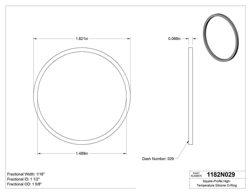 Technical drawing - 1182N029